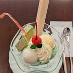 カフェ レックコート - ♪クリームソーダパフェ♪