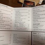 ブラッカウズ - メニュー表