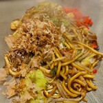 京ちゃばな 京都駅前店 - 太麺の焼きそばも美味しかった