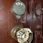 クラブハリエ 日牟禮カフェ - ドアノブ（お手洗い・空き）