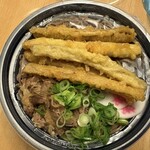 資さんうどん - 料理写真:テイクアウトして見ると商品はスープと麺・天ぷらに分かれて提供されました。