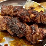 もつ焼たつや - スタミナ(2串) 500円(税込)