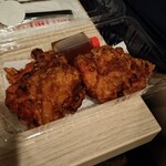 お持ち帰りの布袋 - ザンギはタレ付き