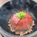 야키니쿠 우시고로 긴자점 - トリュフと牛ヒレの石焼リゾット