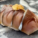 築地寿司清 - 〆さば❗️