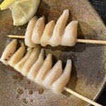 虎丸 - 炙られた、真珠貝の貝柱。