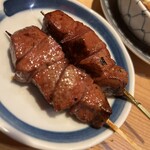 新小岩 もつ焼のんき - レバー130円　