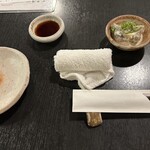 虎丸 - 付出しと、初期セット。