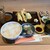 美食米門 - 料理写真:海老、鱚、お野菜の天ぷらとお刺身御膳@1,580円