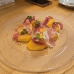 カジュアルフレンチBar 7FUKU - 生ハムと柿