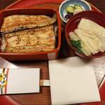 松乃鰻寮 - 白焼重＋生湯葉吸（1,028円）