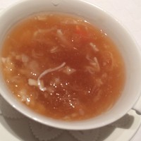 南園 - フカヒレと蟹の卵入りスープ（2,360円）