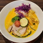 ソババル チリエージョ - 【限定】深浦雪人参と貝出汁のポタージュそば　1700円