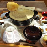 あそらの茶屋 - 姿煮あわび釜飯膳（２９００円）