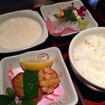 食い処あだち - ヘルシー御膳の一部