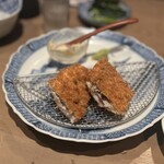 酒肴あおもん - アジフライ（完熟）