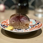 酒肴あおもん - 炙り鯖棒鮨