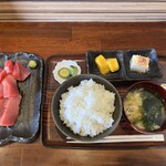 ゆう凪 - 生本マグロ刺身定食