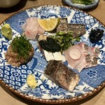 酒肴あおもん - お刺身盛り合わせ（青盛り）