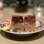 酒肴あおもん - 炙り鯖棒鮨