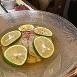 錦糸町ジンギスカン オクノ羊ヤ、 - すだち冷麺