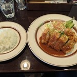 マルクル - 夫の日替りﾗﾝﾁ(チキンカツ､¥900)