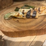 熟成和牛ステーキ グリルド エイジング・ビーフ - 下仁田葱。