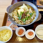 ガスト - 料理写真:博多明太もつ鍋《あごだし醤油》    明太子トッピング追加