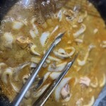 和風魚介出汁創作麺処 後関 - イカゴロたっぷりインパクト絶大なスルメイカラーメン