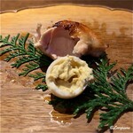 京都 スエヒロガリ - 鶉玉を射込んで雌の手羽先とは