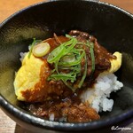 京都 スエヒロガリ - もつ煮のオムライス