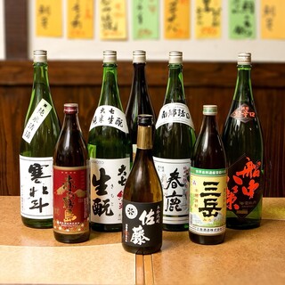 地酒を中心に厳選した日本酒が充実！幅広いドリンクメニュー