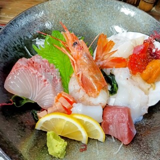 北海 - 料理写真:刺身盛り合わせ