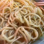 くるまやラーメン - 麺アップ