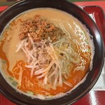 くるまやラーメン - 坦坦麺、大盛り