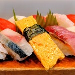 宝寿司 - ランチ握り１０貫、シャリが良し990円