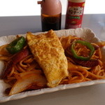 みわ - 2014.12 イタスパはまさかの皿スパ玉子焼きトッピング、、微妙