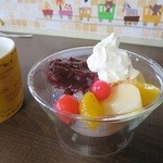 Kohikan Hana Ichi Momme - 友達が食べたあんみつです