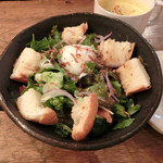 umie - バケット入り温玉サラダ（正式名ではないかも！？）