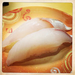 廻転寿司弁慶 - コチ　259円