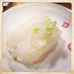 廻転寿司弁慶 - カワハギ 130円