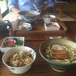 風音 - 沖縄そばとジューシーのセット。