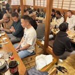 おかん - 30名様で忘年会の写真です。座敷はかなり狭いので26名位がベスタだと思います