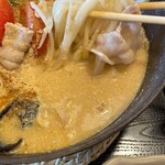 味の民芸 - 特製『自の麻辣鍋うどん』