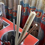 タイ屋台999 下北沢店 - カトラリー　太めの箸