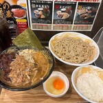 極中華蕎麦ひろた  山形駅前店 - ★極つけ麺中セット（1300円税込）肉増し（昼夜先客5名特典無料）★ 