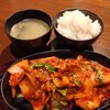 ソウル食堂 - 豚肉いため定食のメイン部分