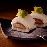 ごはんや一芯 - 料理写真:蜜りんごの和カステラ