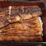うなぎ お㚙川 - 東西鰻重特上