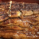 うなぎ お㚙川 - 東西鰻重特上アップ